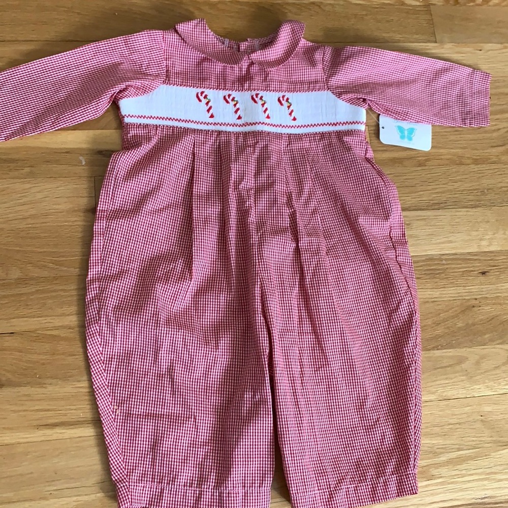 Christmas Smocked Longall
